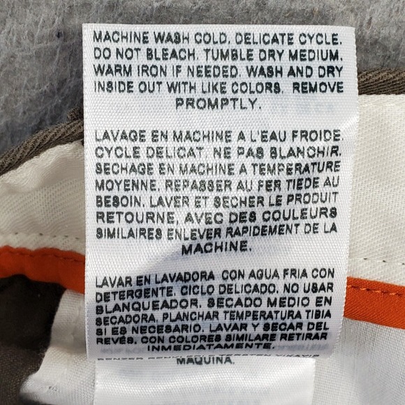 DOCKERS Easy Khaki Pants Men's 36x30 Brown Flat Front Straight Fit 29.5" Inseam - Picture 7 of 9